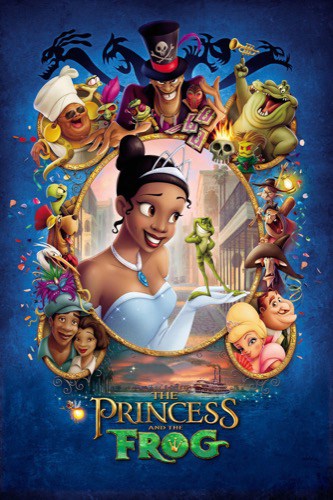 The Princess and the Frog 2009 movie poster