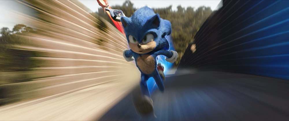 Sonic the Hedgehog Sonic at top speed
