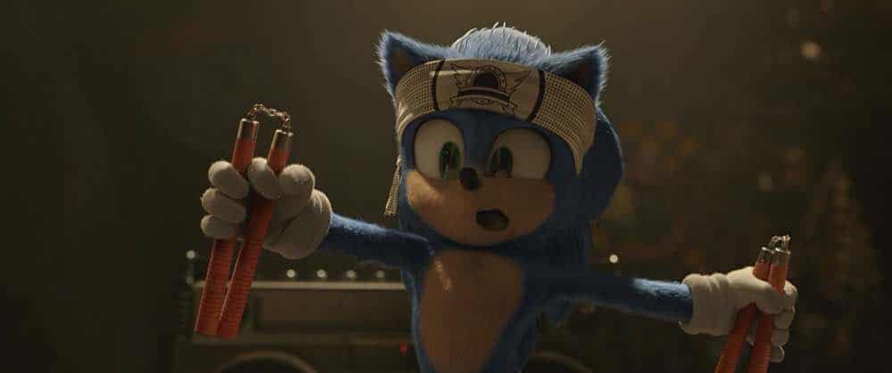 Sonic the Hedgehog Sonic trying karate