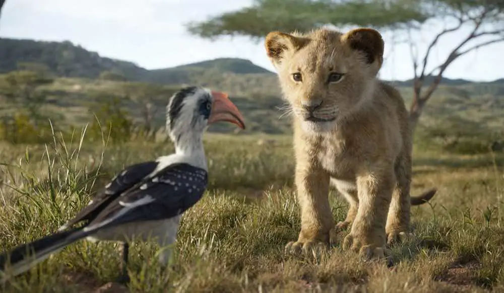The Lion King 2019 Simba and Zazu