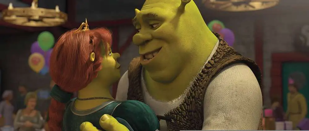 Shrek Forever After Shrek and Fiona dancing