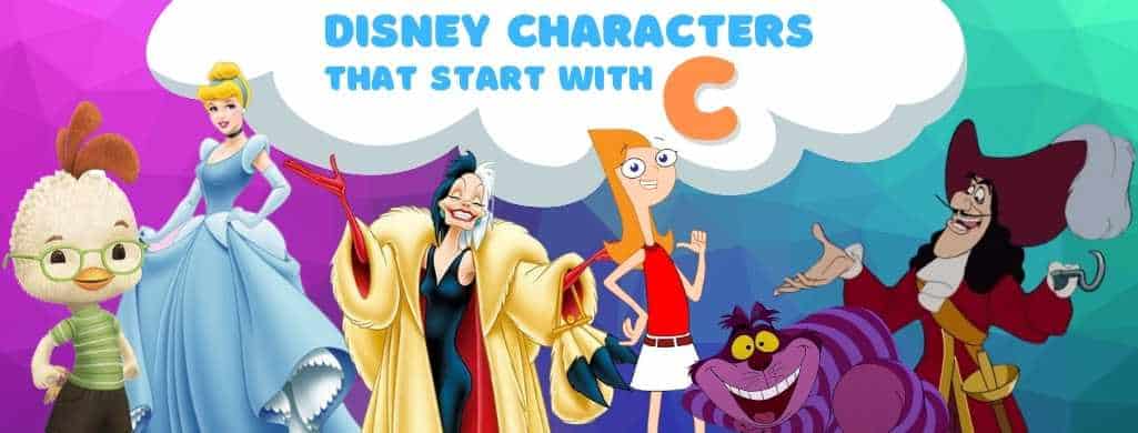 Disney Characters That Start With C - Featured Animation