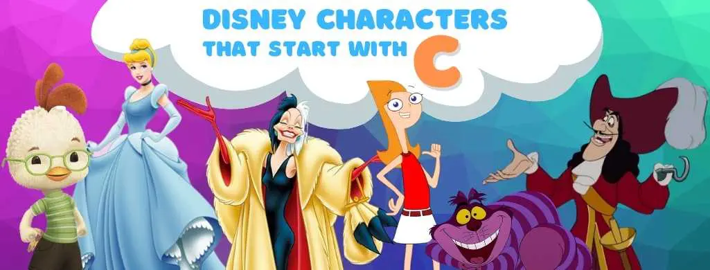 Disney Characters names that start with C