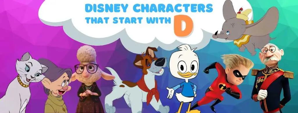 Disney Characters names that start with D
