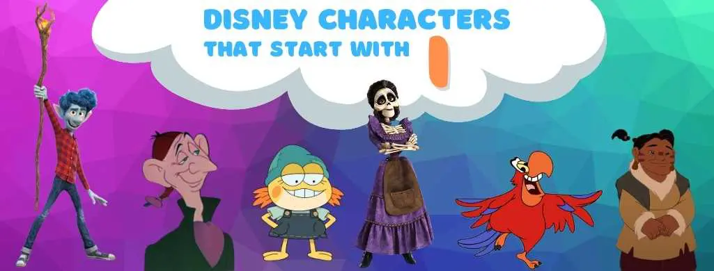 Disney Characters names that start with I