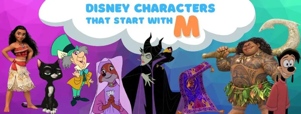 Disney Characters names that start with M