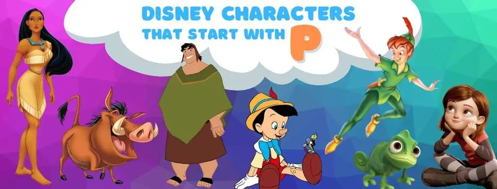 Disney Characters names that start with P