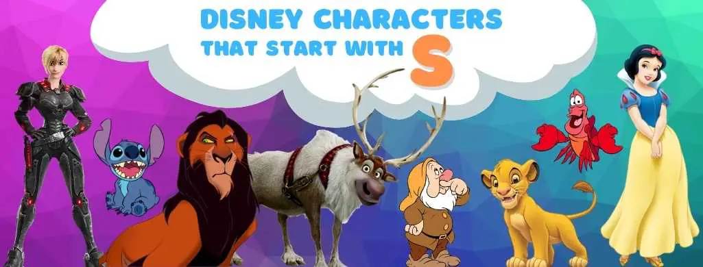 Disney Characters names that start with S