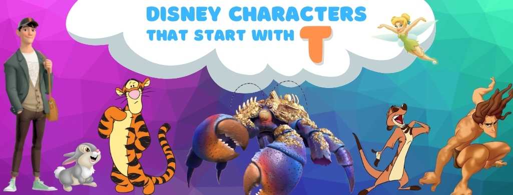 Disney Characters names that start with T
