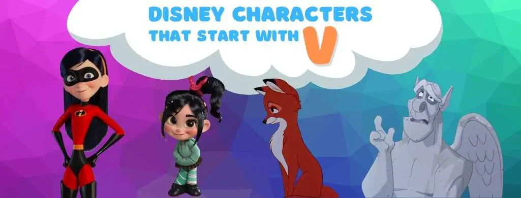 Disney Characters names that start with V