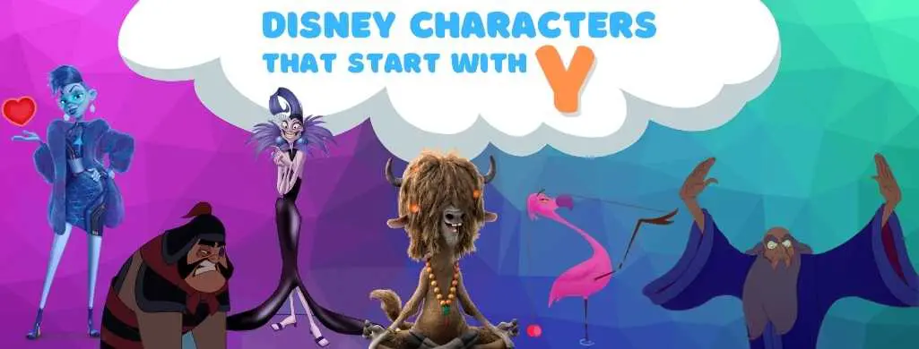 Disney Characters names that start with Y