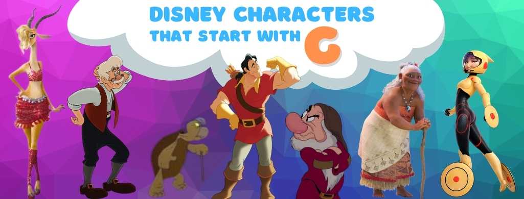 Disney Characters that start with G