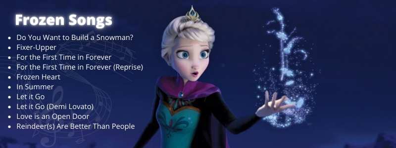 10 Frozen Songs and Lyrics - Featured Animation