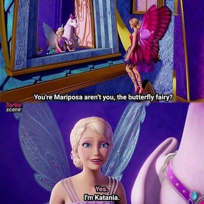 Barbie butterfly fairy meme