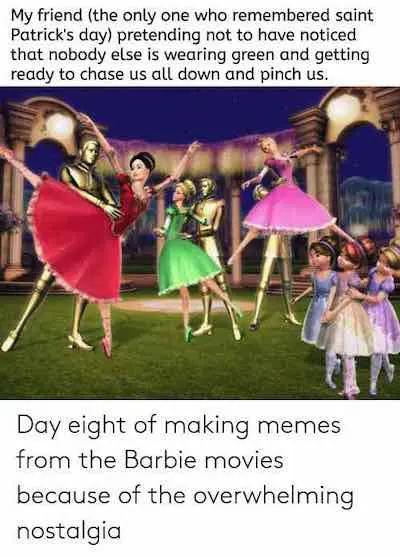 Barbie dancing with friends meme