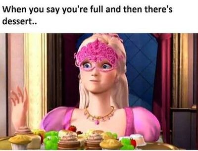Barbie loves desserts meme