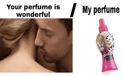 Barbie perfume meme