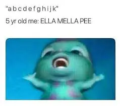 Bibble alphabet meme