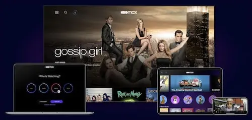 HBO Max kids movies and screen views of different size devices