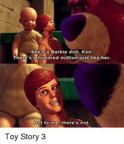 Ken defends Barbie meme