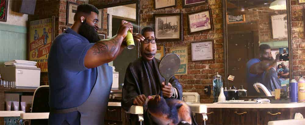 Soul Dez and Joe at the barber shop with Mr. Mittens