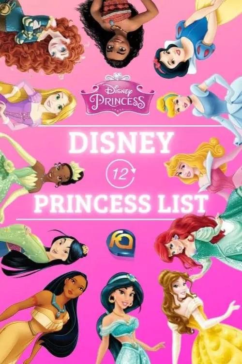 Disney Princess List