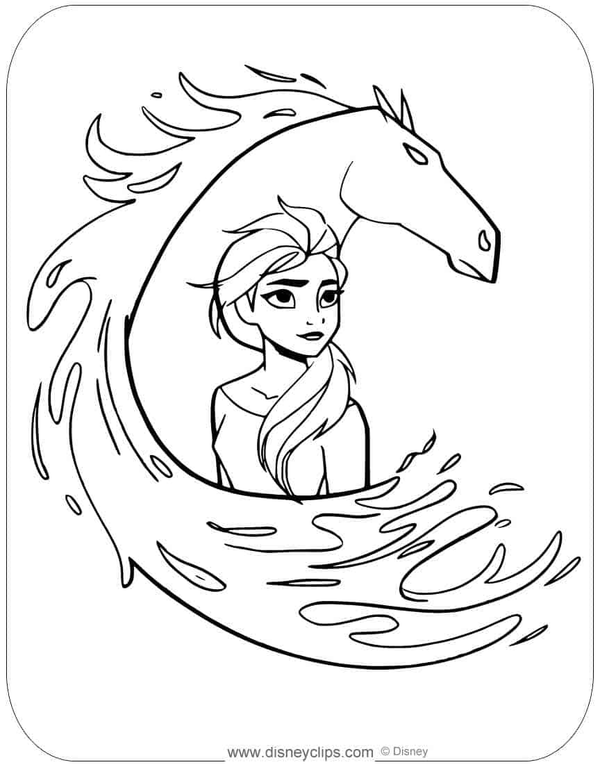 Elsa Coloring Pages (Free and Printable) | Featured Animation