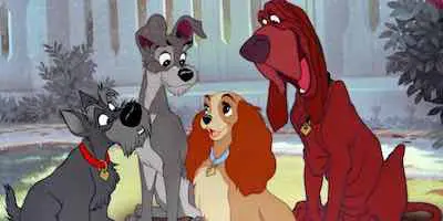 The dogs of Lady and the Tramp