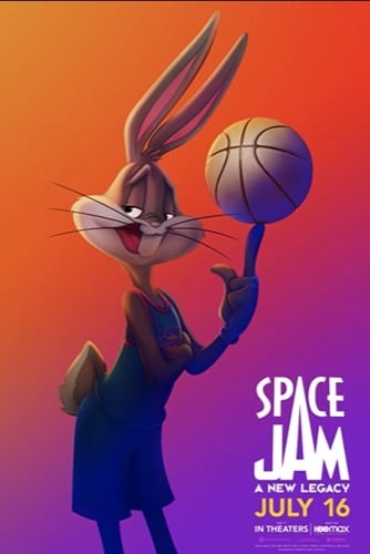 Space Jam A New Legacy Bugs Bunny movie poster 2021