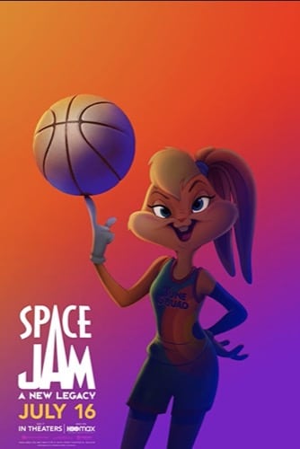 Space Jam A New Legacy Lola Bunny movie poster 2021