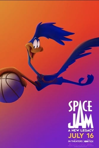 Space Jam A New Legacy Road Runner movie poster 2021