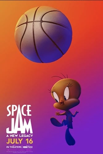 Space Jam A New Legacy Tweety Bird movie poster 2021