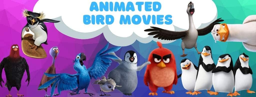 Bird Cartoon and animated bird movie characters