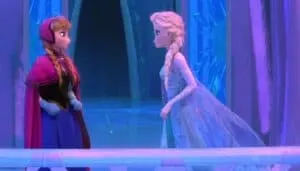 Anna and Elsa talking in The First Time In Forever Reprise Frozen