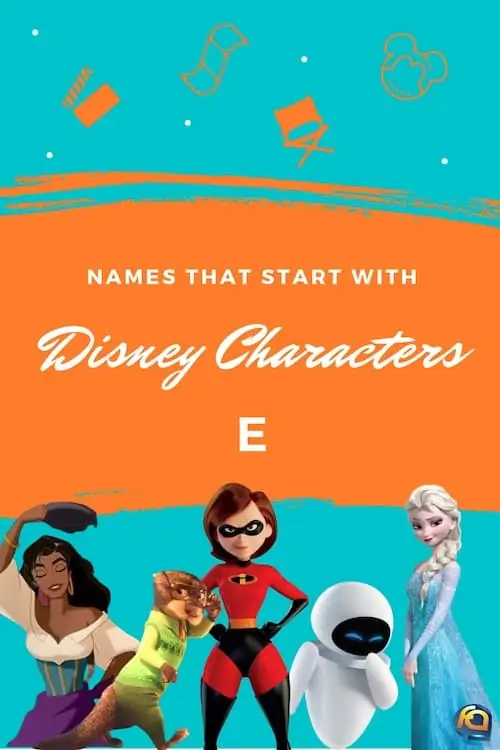Disney characters start with E