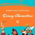 Disney characters start with G