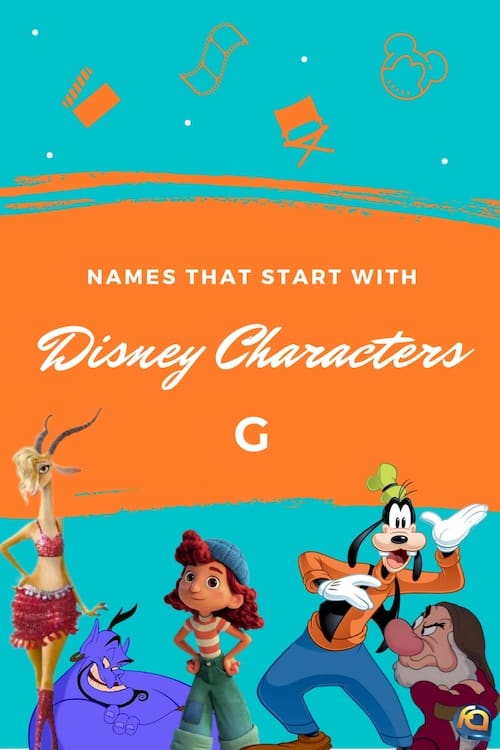 Disney characters start with G