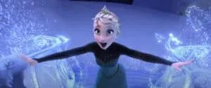 Let It Go song lyrics Elsa running up the ice stairs in Frozen