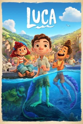 Luca movie poster 2 2021 Disney Pixar