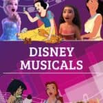 Disney musical movies and broadway shows on stage