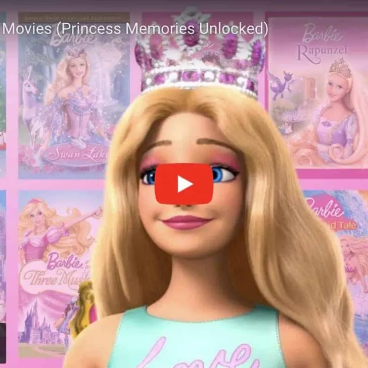 Featured Animation Barbie movie list video