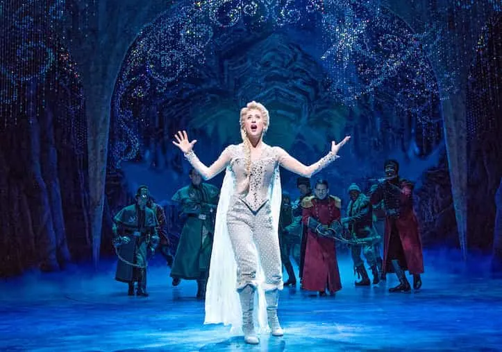 Frozen musical Elsa singing Let It Go