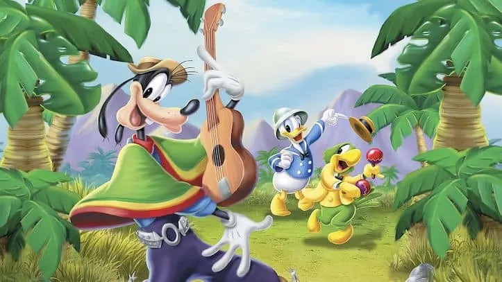 Saludos Amigos Goofy Donald and José Carioca