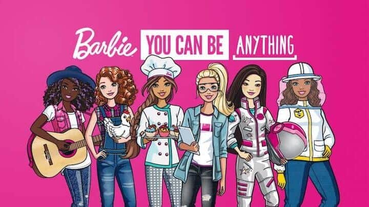 Barbie You Can Be Anything campaign