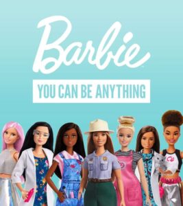 Barbie you can be anything campaign artwork