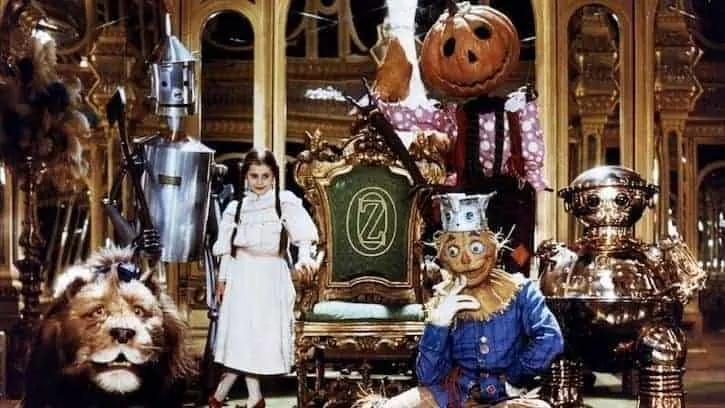 Dorthy, Scarecrow, Tin man, Lion, and Jack Pumpkin Head
