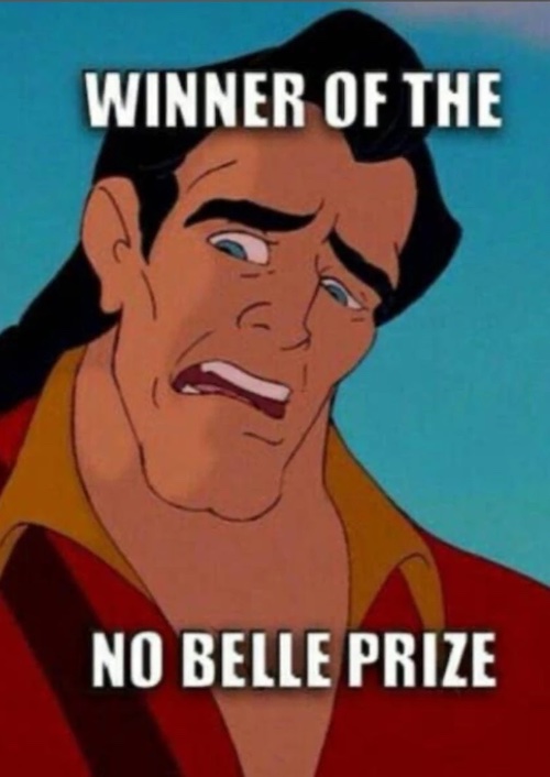 Gaston winner of the no Belle prize meme