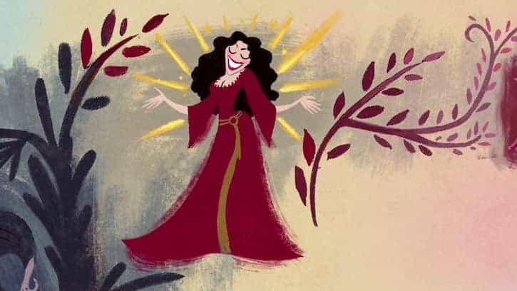 Mother Gothel In Tangled Before Ever After cameo appearance
