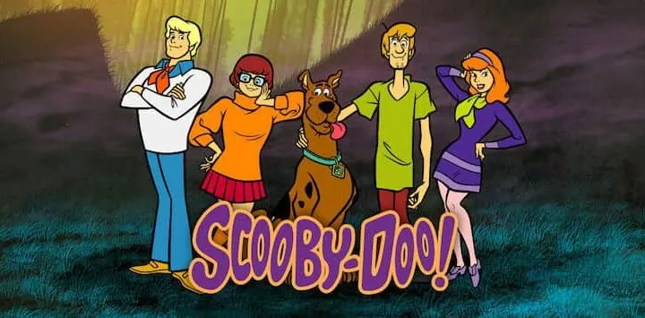 Scooby-Doo, Shaggy, Velma, Fred, and Daphne