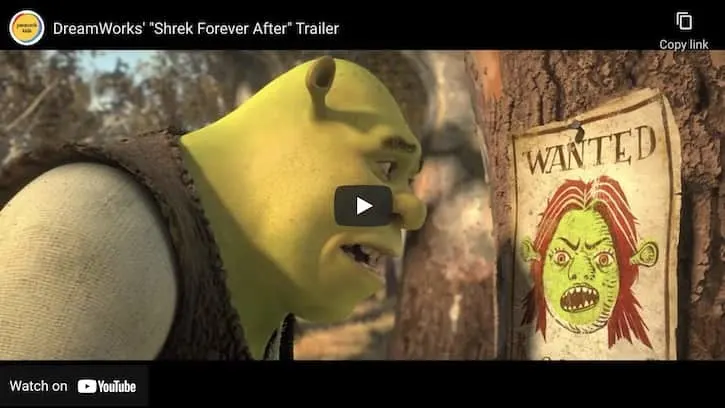 shrek forever after 2010 featured animation